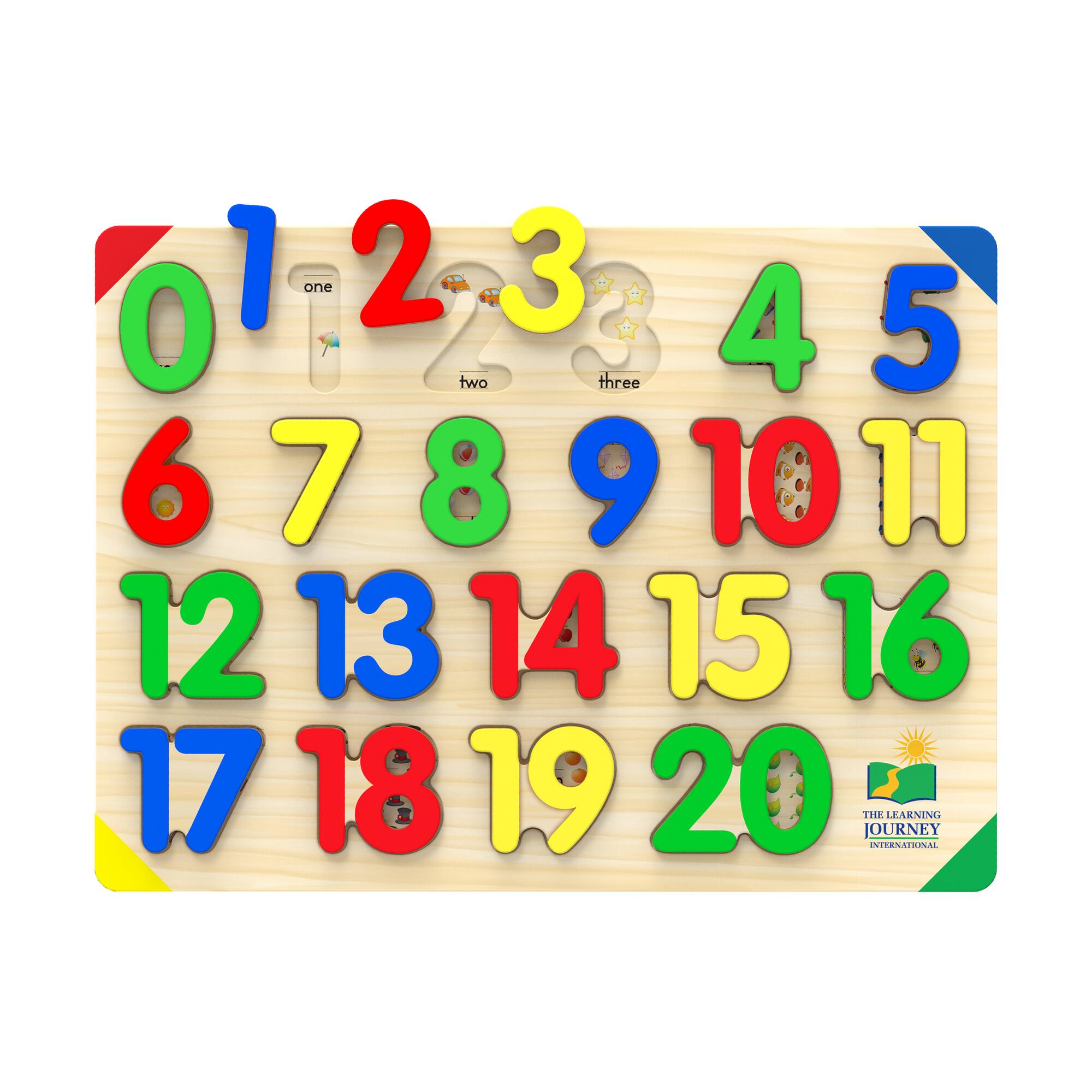 Lift & Learn Puzzle - 123: 21 Pcs